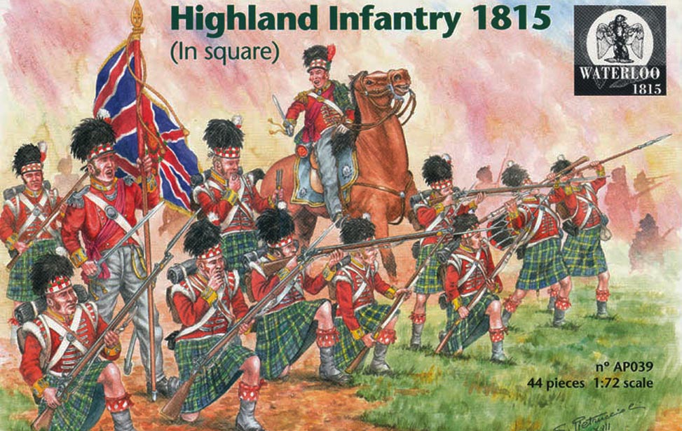 HIGHLAND INFANTRY 1815 ( IN SQUARE )