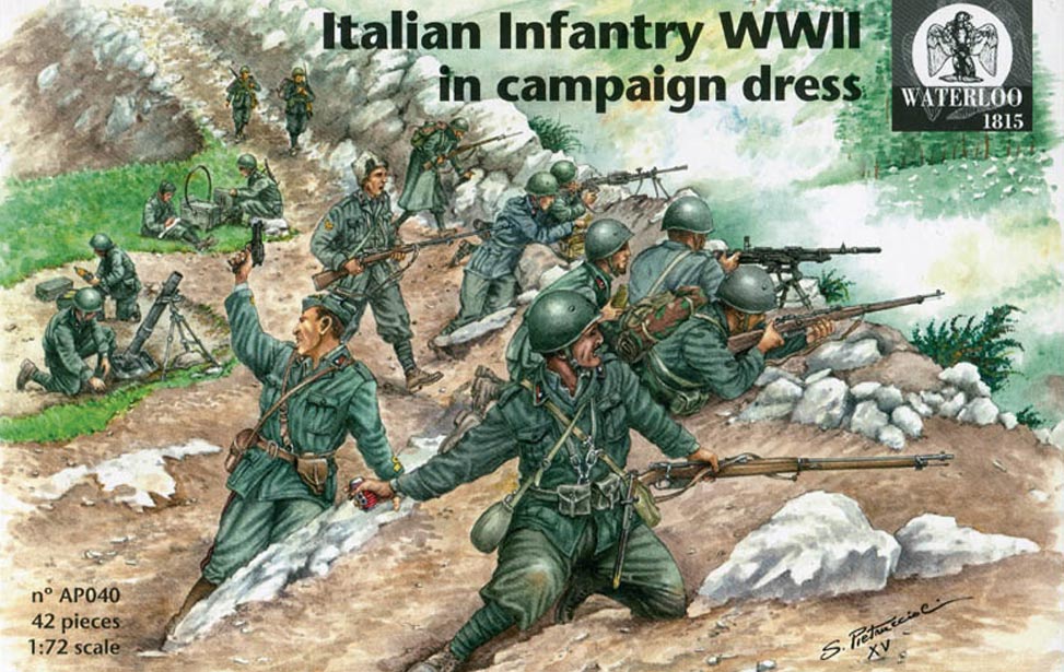 ITALIAN INFANTRY WWII in campaign dress