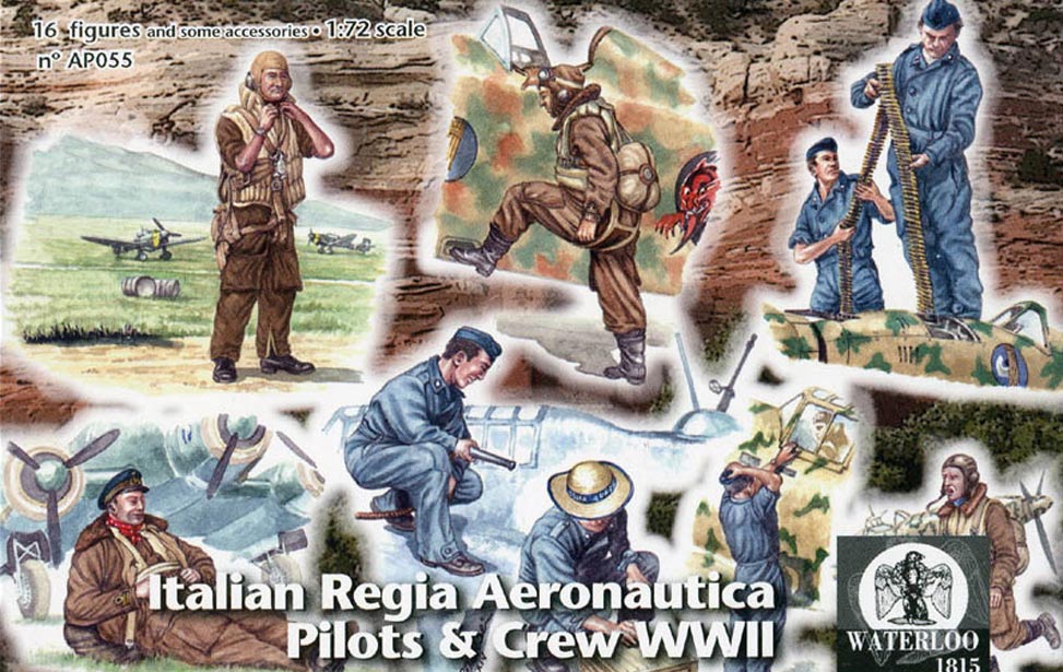 ITALIAN REGIA AERONAUTICA PILOTS AND CREW WWII