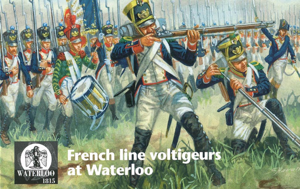 FRENCH LINE VOLTIGEURS AT WATERLOO
